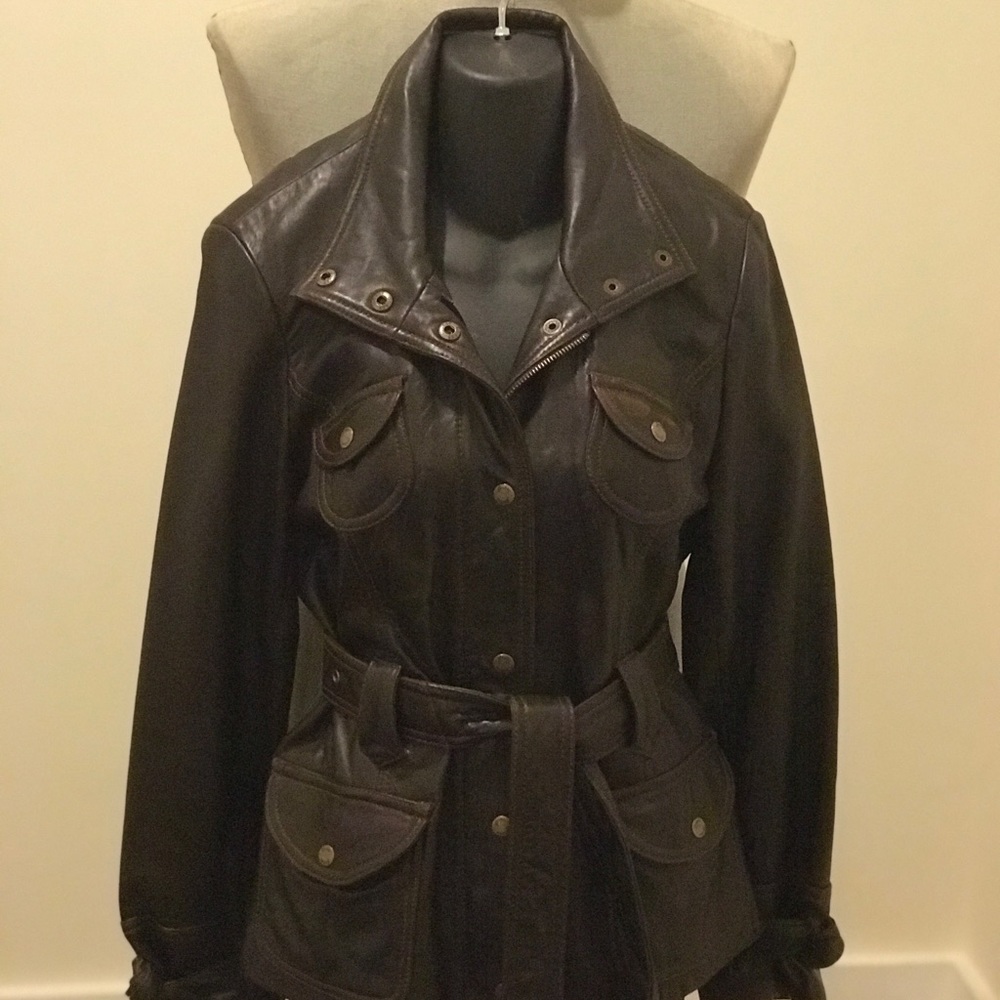 Leather jacket